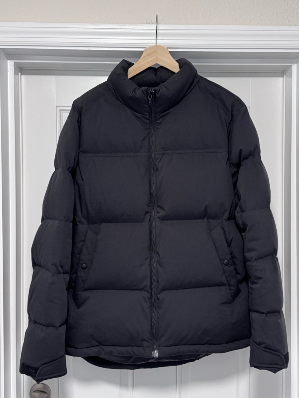 Rag & Bone Holt Down Puffer Jacket Matte Black XL Heavyweight Winter Coat